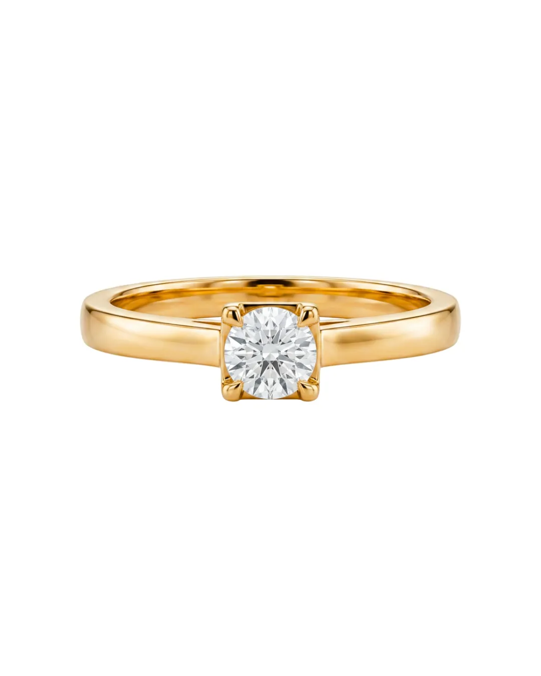 Solitario Reno Preziosi in oro bianco 18kt con diamante da 0,31 carati