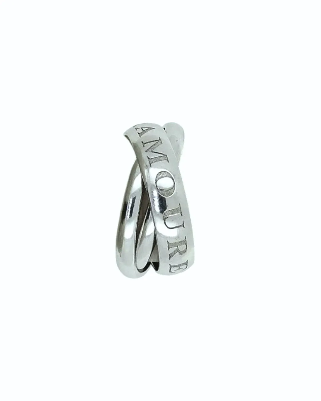 Anello Cartier Or Amour Et Trinity in oro bianco 18kt, foto 5 di 7